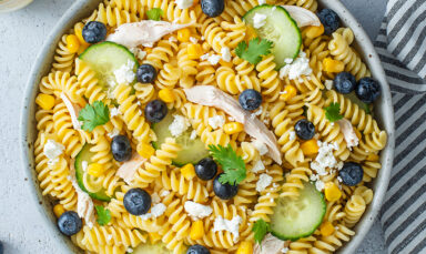 Recipe Image - Southwest Blueberry Chicken Pasta Salad