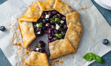 Recipe Image - Blueberry Goat Cheese Galette